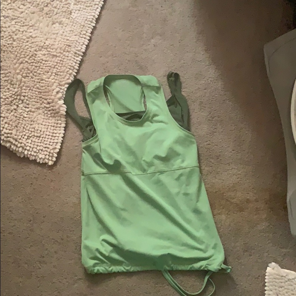 Green Workout Top